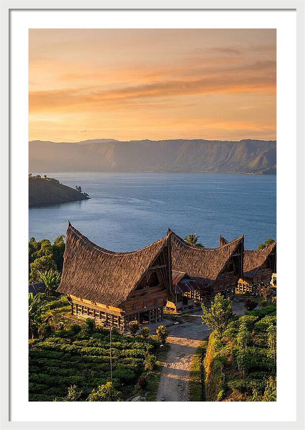 Lake Toba At Golden Hour