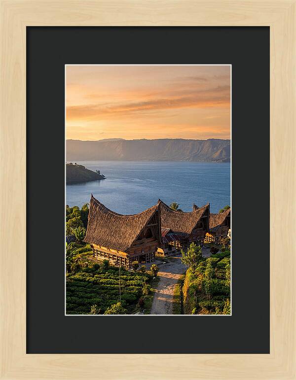 Lake Toba At Golden Hour
