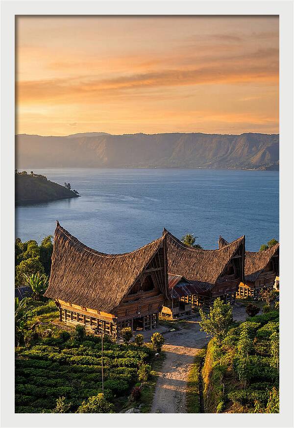 Lake Toba At Golden Hour
