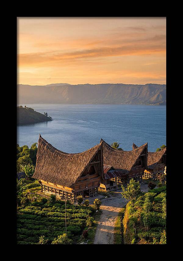 Lake Toba At Golden Hour
