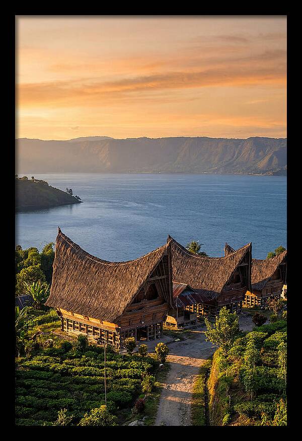 Lake Toba At Golden Hour