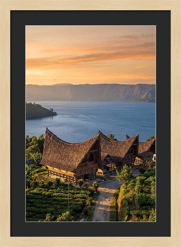 Lake Toba At Golden Hour