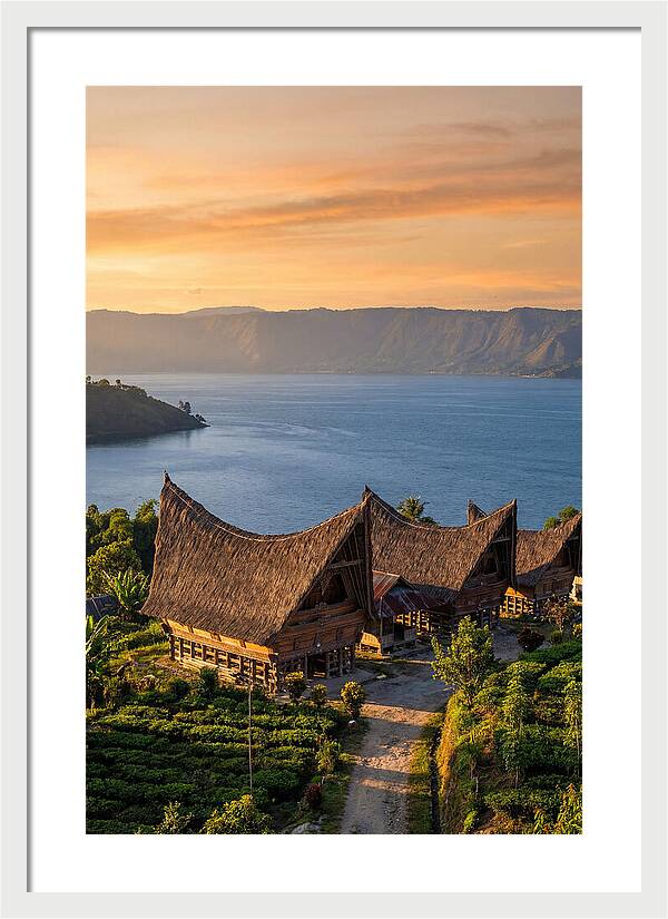 Lake Toba At Golden Hour