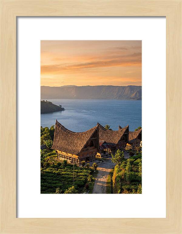 Lake Toba At Golden Hour
