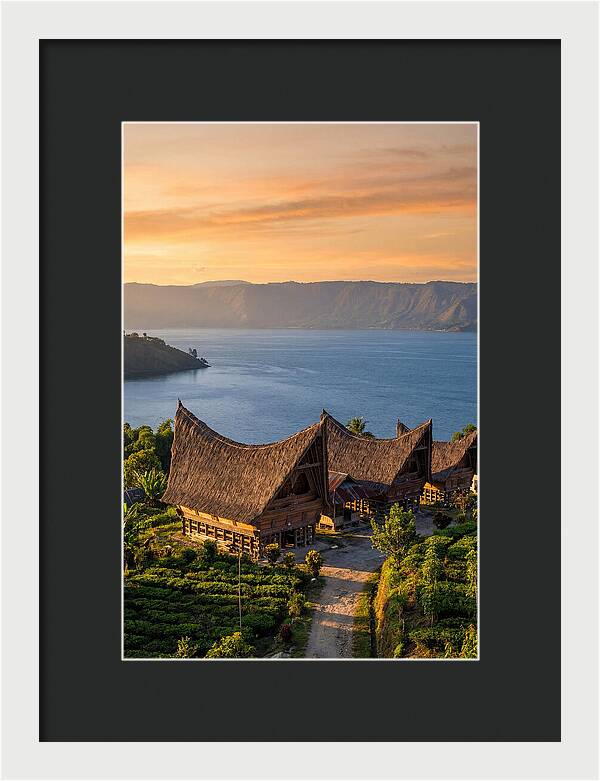 Lake Toba At Golden Hour