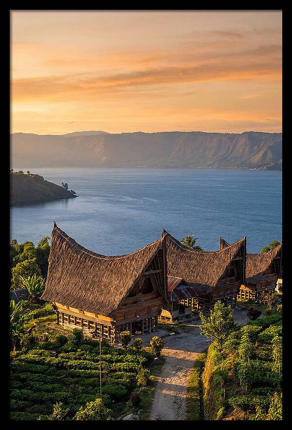 Lake Toba At Golden Hour