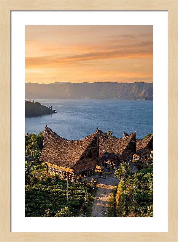 Lake Toba At Golden Hour