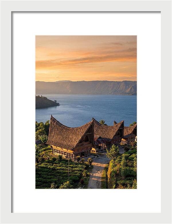 Lake Toba At Golden Hour