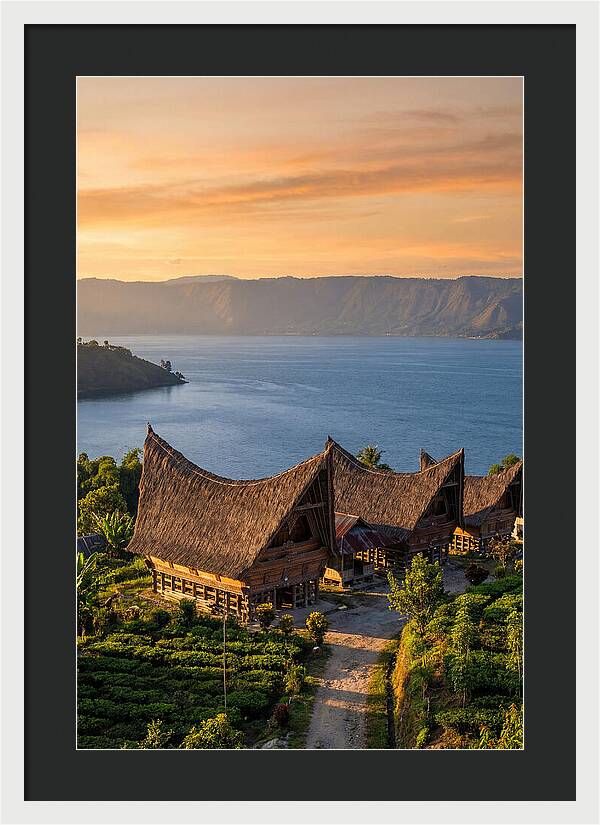Lake Toba At Golden Hour