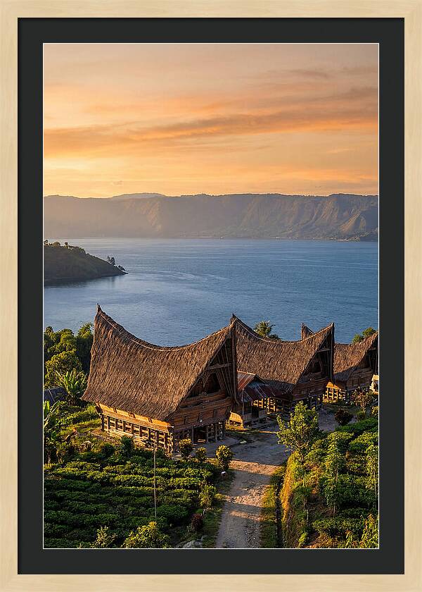 Lake Toba At Golden Hour