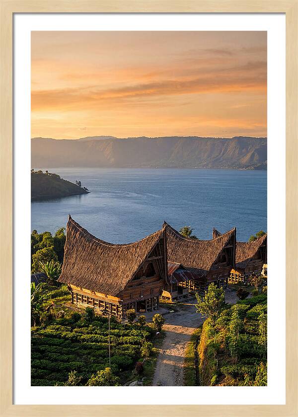 Lake Toba At Golden Hour