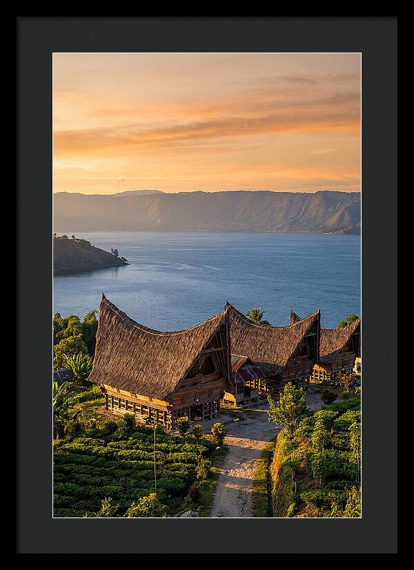 Lake Toba At Golden Hour