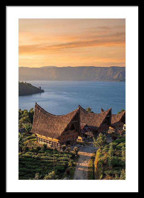 Lake Toba At Golden Hour