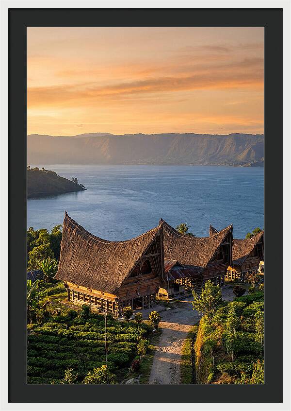 Lake Toba At Golden Hour