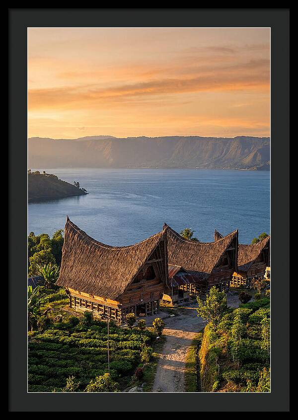 Lake Toba At Golden Hour