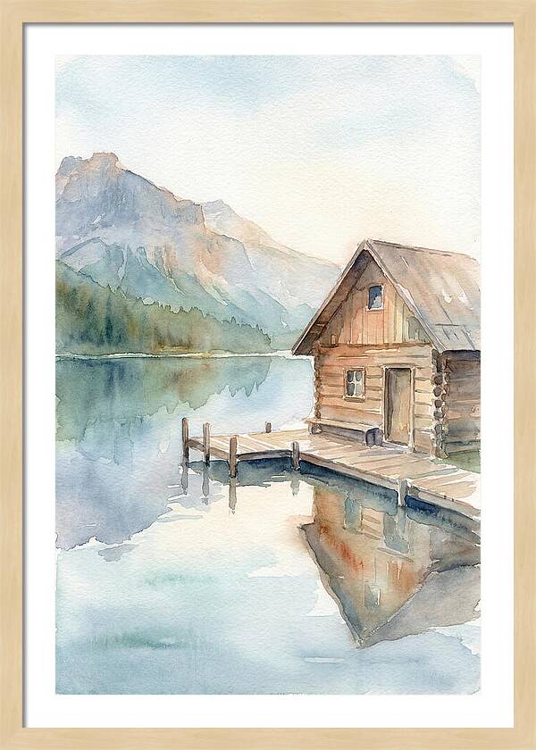 Lakeside Cabin Serenity