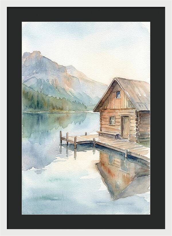 Lakeside Cabin Serenity