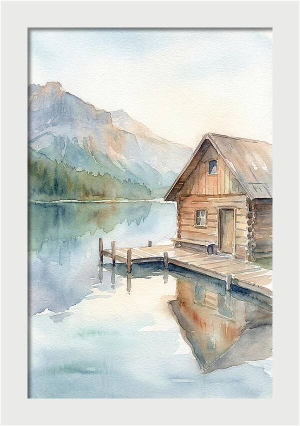 Lakeside Cabin Serenity