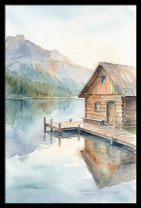Lakeside Cabin Serenity