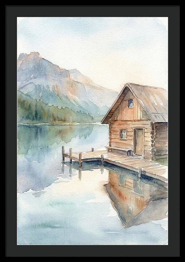 Lakeside Cabin Serenity