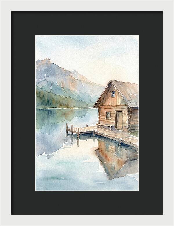 Lakeside Cabin Serenity