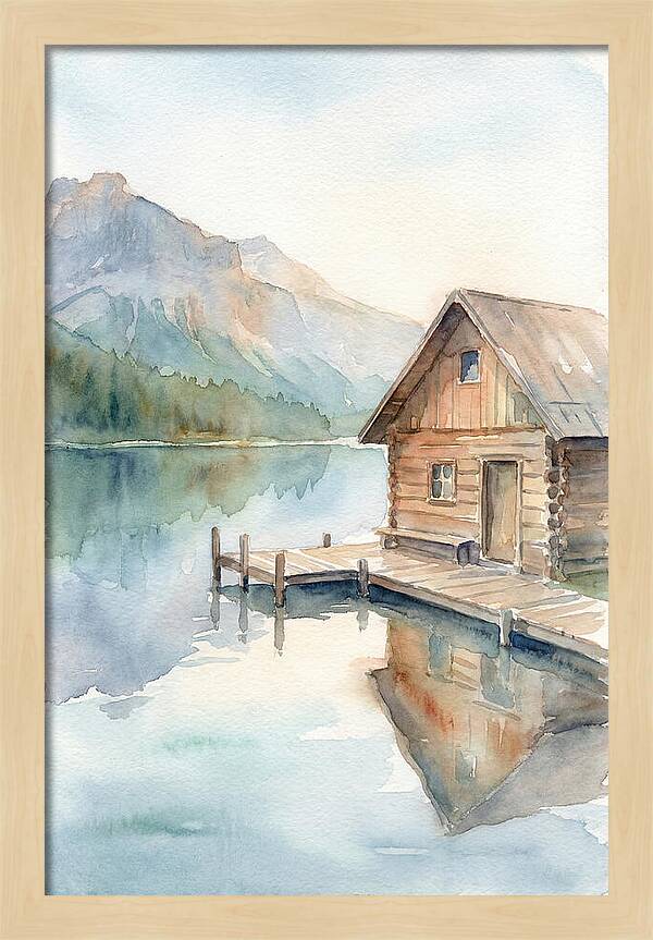 Lakeside Cabin Serenity