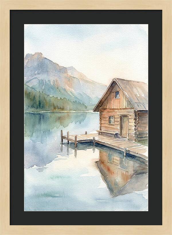 Lakeside Cabin Serenity