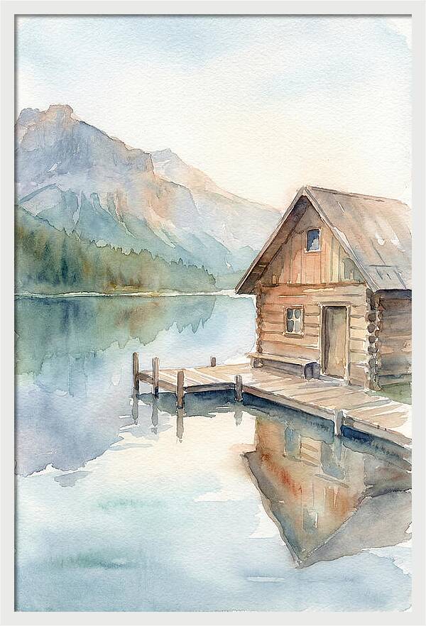 Lakeside Cabin Serenity