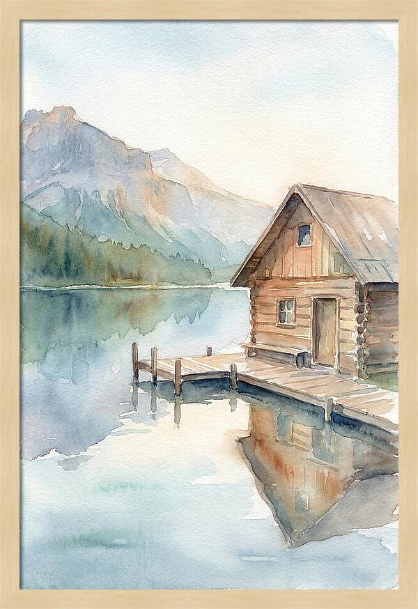 Lakeside Cabin Serenity