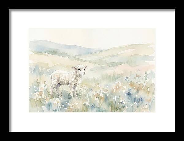 Lamb In Serene Pastures