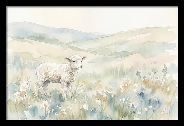 Lamb In Serene Pastures