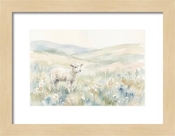 Lamb In Serene Pastures