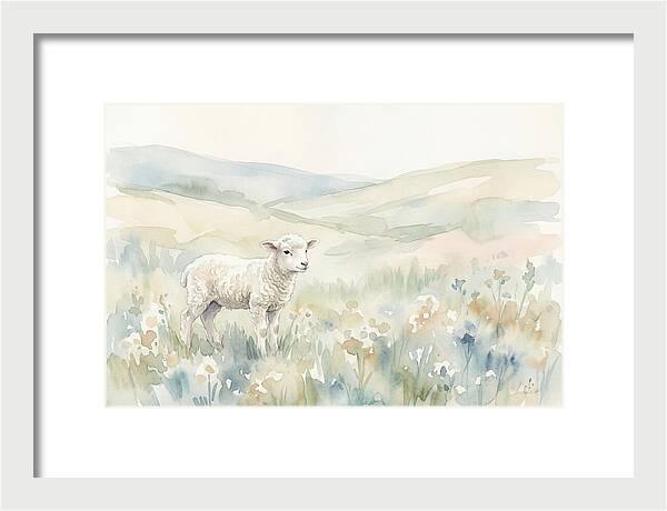 Lamb In Serene Pastures