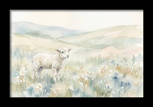 Lamb In Serene Pastures