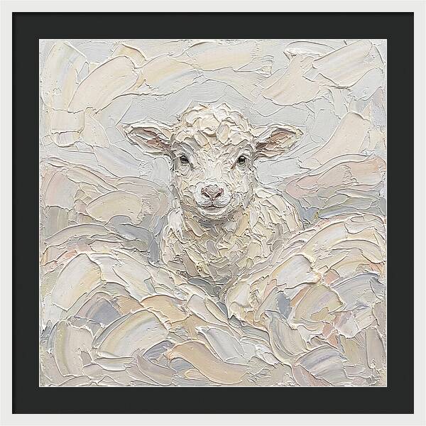 Lamb In Soft Pastels