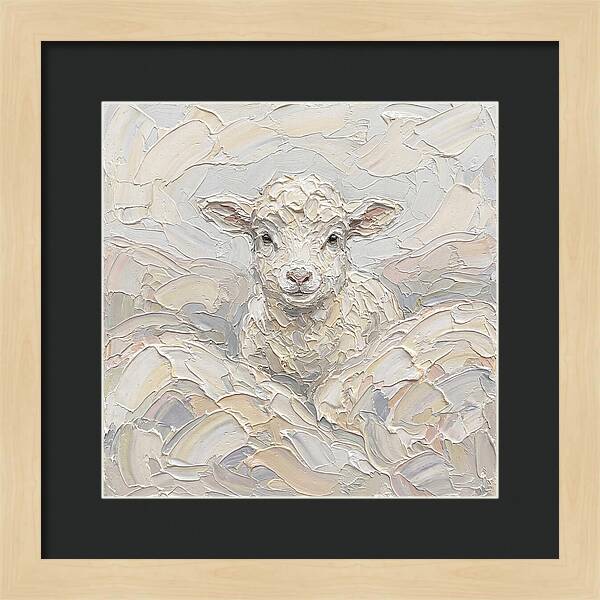 Lamb In Soft Pastels