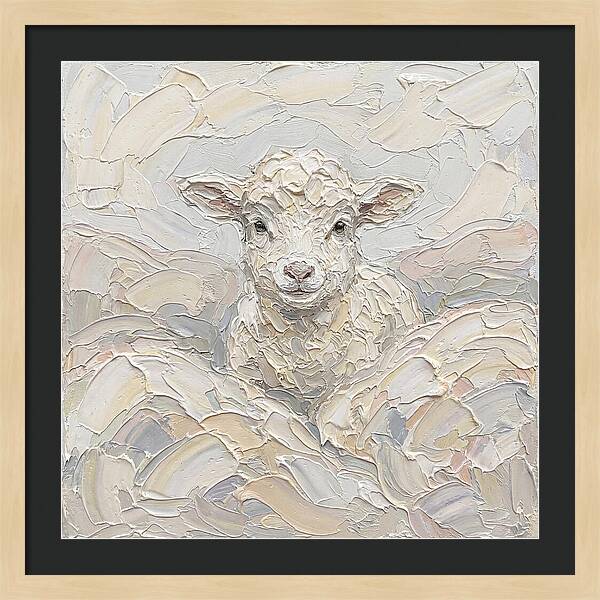 Lamb In Soft Pastels