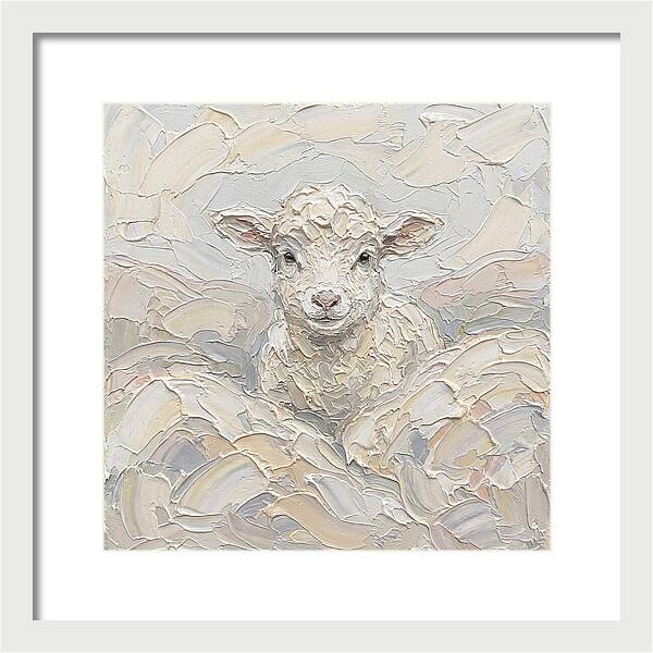 Lamb In Soft Pastels