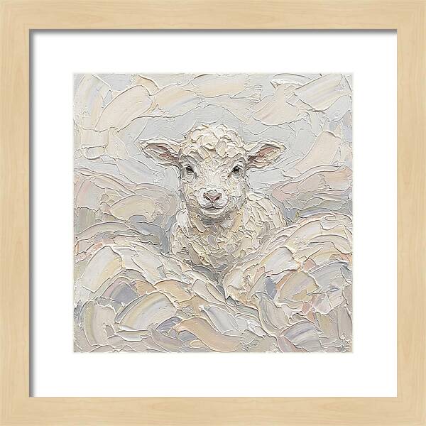 Lamb In Soft Pastels