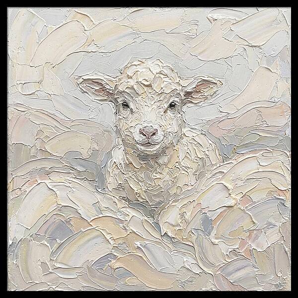 Lamb In Soft Pastels