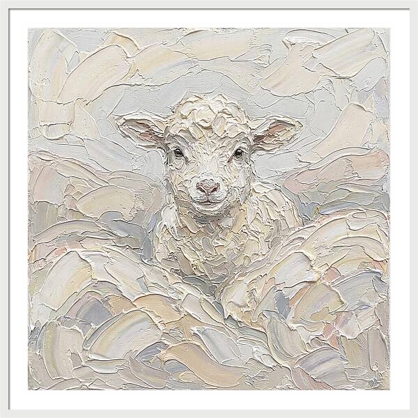 Lamb In Soft Pastels
