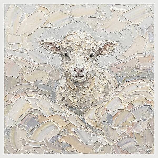 Lamb In Soft Pastels