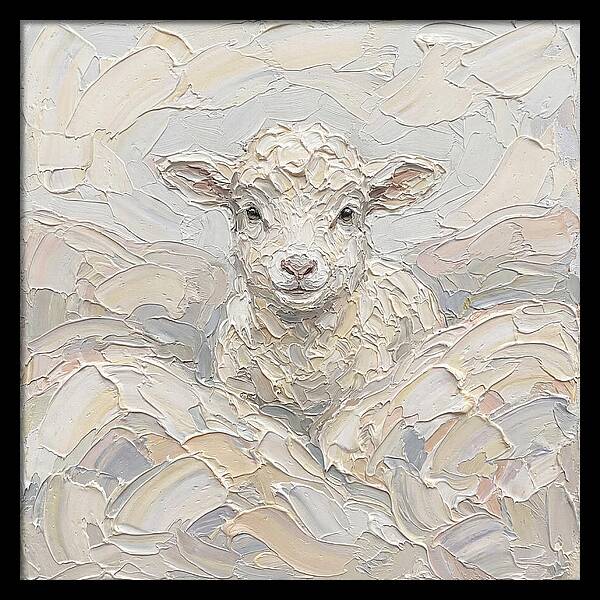 Lamb In Soft Pastels
