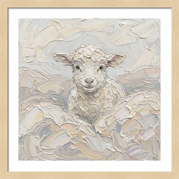 Lamb In Soft Pastels