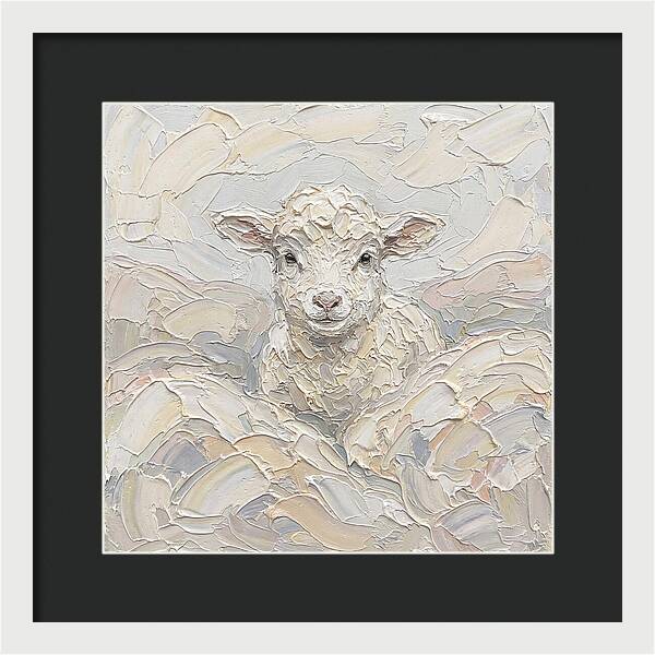 Lamb In Soft Pastels
