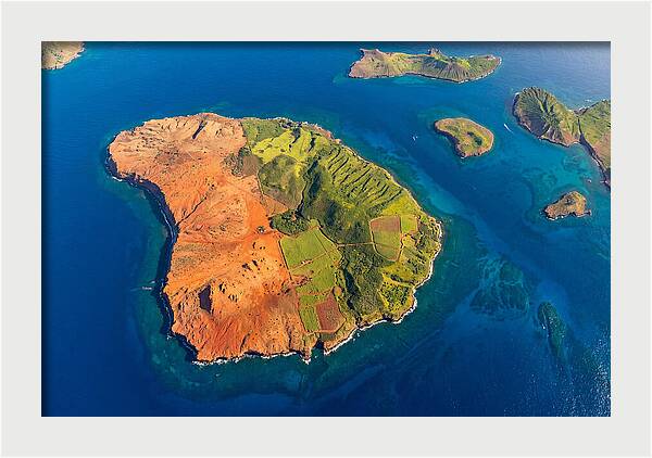 Lanai Island From Above