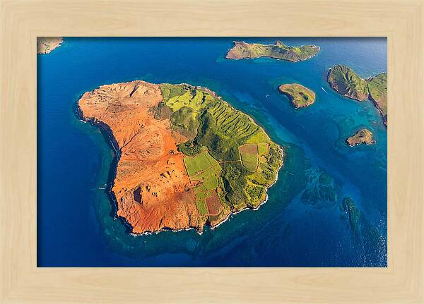 Lanai Island From Above