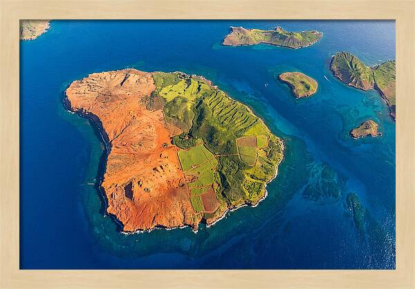 Lanai Island From Above