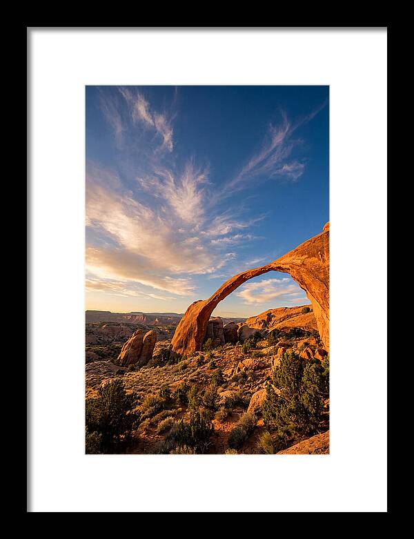 Landscape Arch At Golden Hour