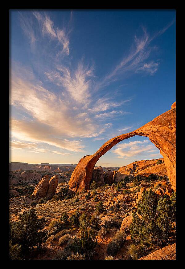 Landscape Arch At Golden Hour
